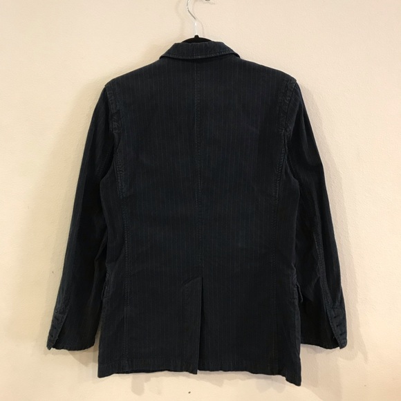 Gap Pin Striped Thick Linen Blazer - Picture 2 of 5